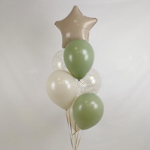 Воздушные шары с гелием сет 7