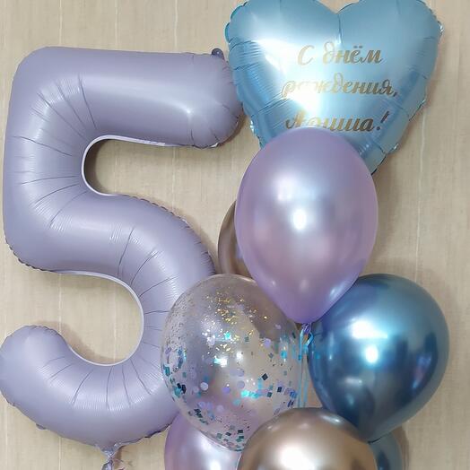 Набор шаров для девочки 5 лет
