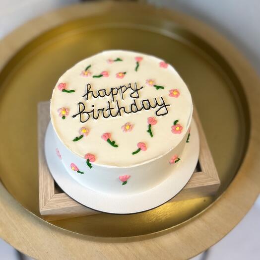 MAXI 700 гр Бенто-торт «Happy Birthday» | подарок