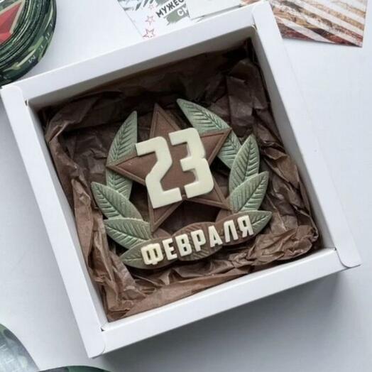 Шоколад на 23 февраля
