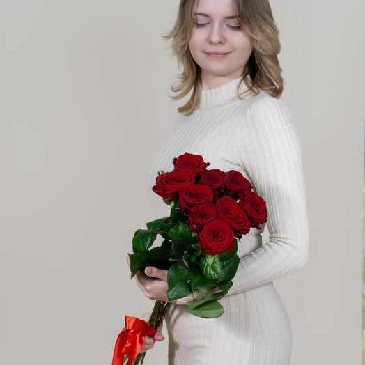 Букет из 9 красных роз