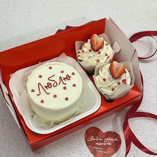 Бенто торт  + капкейки