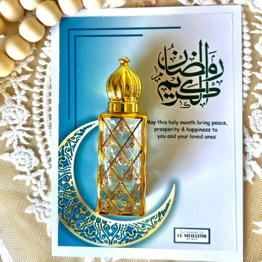 Mini perfume with card - Ramadan gifts