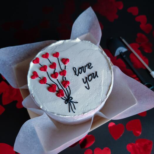 Бенто-торт Love you