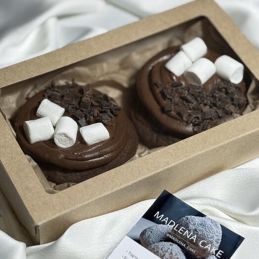 Cookies / ny cookies / кукис «Шоколад и маршмеллоу» 2 шт
