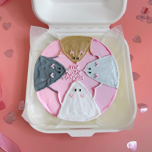 A bento with rats for a birthday, as a gift
