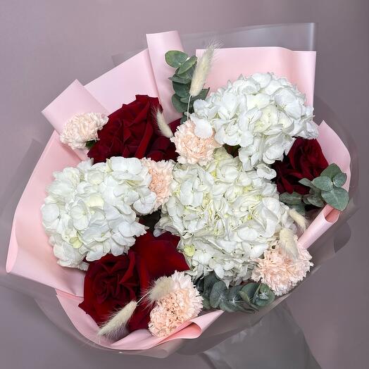 🌸Микс с белой гортензией