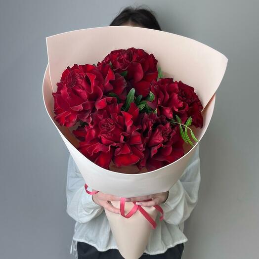 Красные ажурные розы 🌹