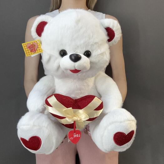 Мягкая игрушка «Медведь с сердцем LOVE