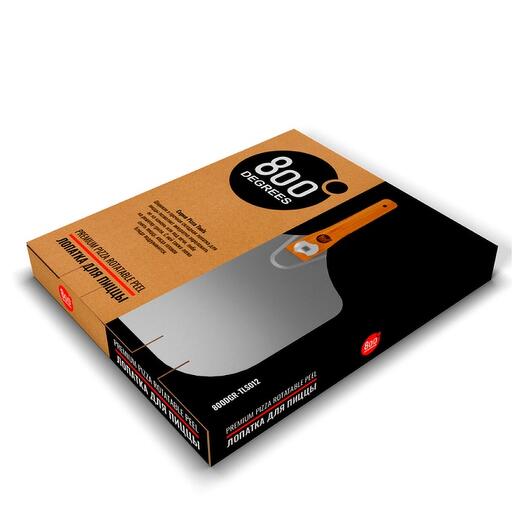 ЛОПАТКА ДЛЯ ПИЦЦЫ СКЛАДНАЯ 800 DEGREES ROTATABLE PIZZA PADDLE 850 г