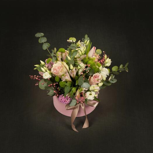 Цветочная коробка "Конфета"