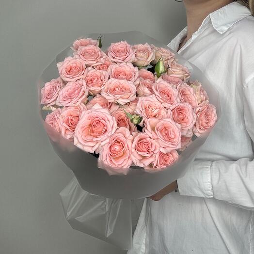 Кустовые розы, 9шт