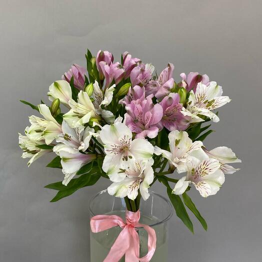 Альстромерия 7 штук под ленту