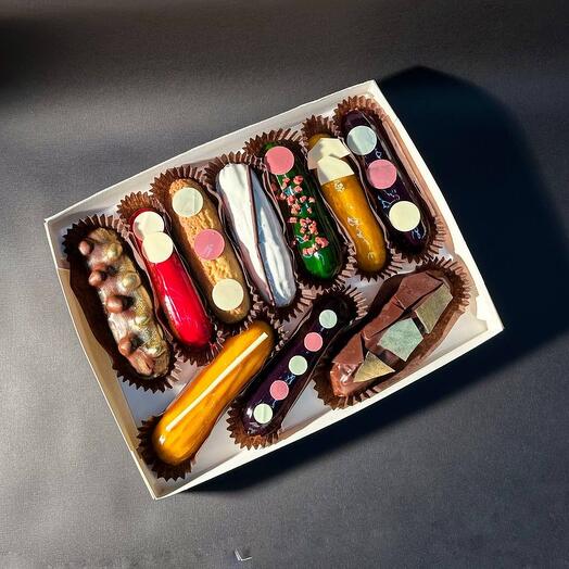 Набор эклеров "Десять оттенков наслаждения"