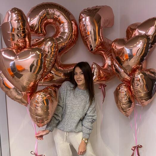 Воздушные шары для девушки