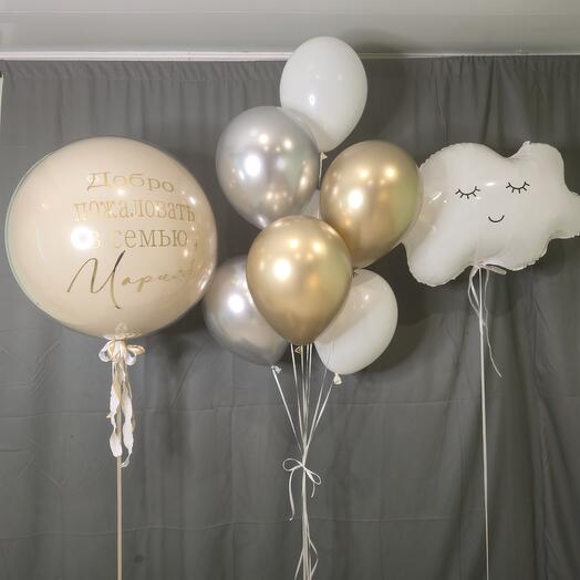 Набор на выписку с облаком