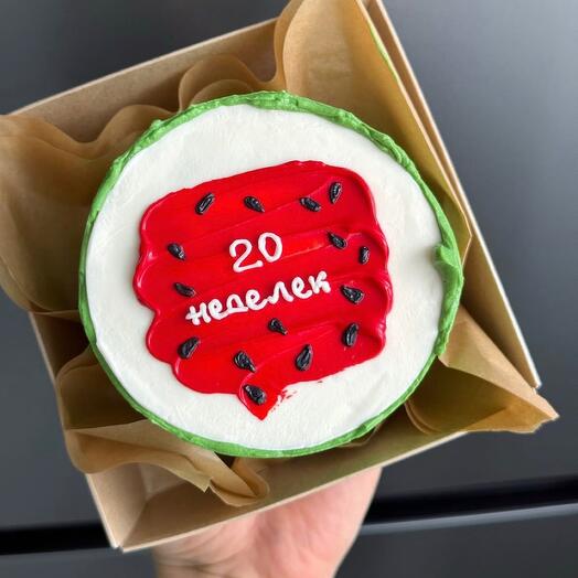 Мини бенто  в стиле ""арбуз"