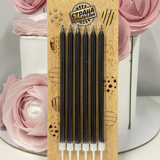 Свечи прямые (черный)