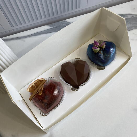 Чайные бомбочки и дубайское сердце подарок маме, девушке, подруге, другу, день рождения, коллеге, в офис, валентинка