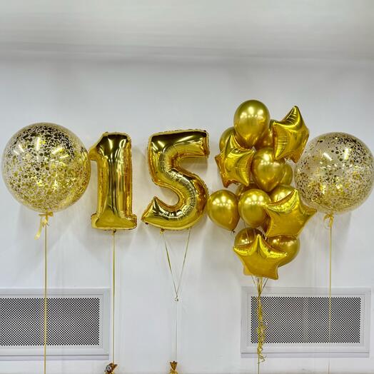 Шары 15 лет