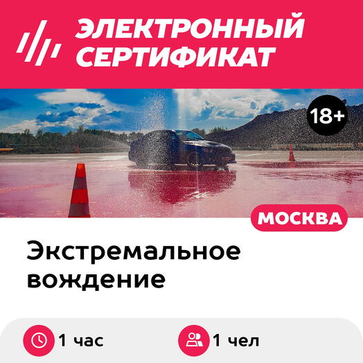 Подарочный сертификат Обучение дрифту на Lexus IS200 с чемпионом России по ралли, 1 чел. (1 час)