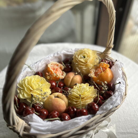 Корзина фруктовых свечей 🧡