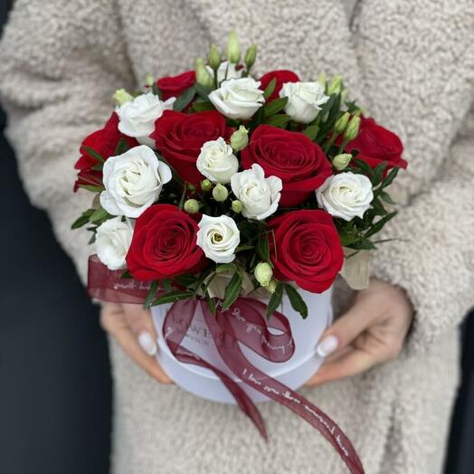 Цветы в коробке 34