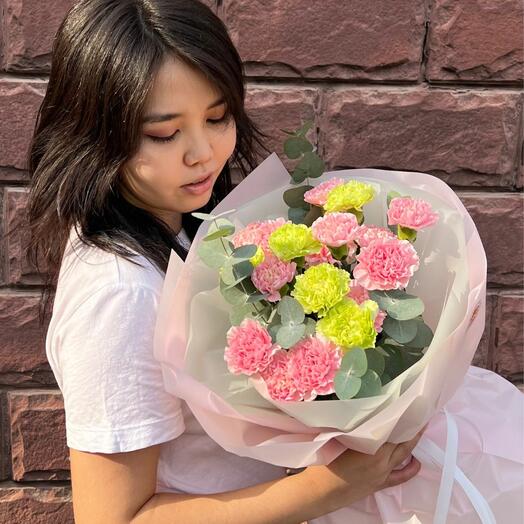 Букет из 21 гвоздики