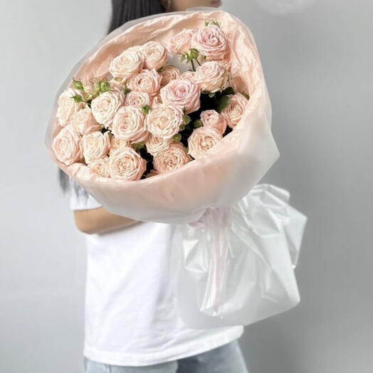 9 кустовых роз💗
