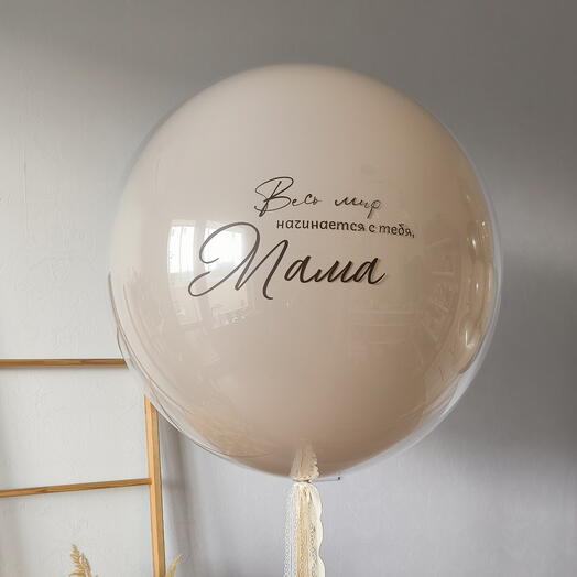 Шар для мамы Ты мой мир