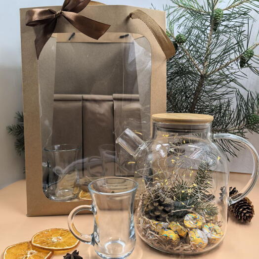 Подарочный набор Сверкающий гирлянды