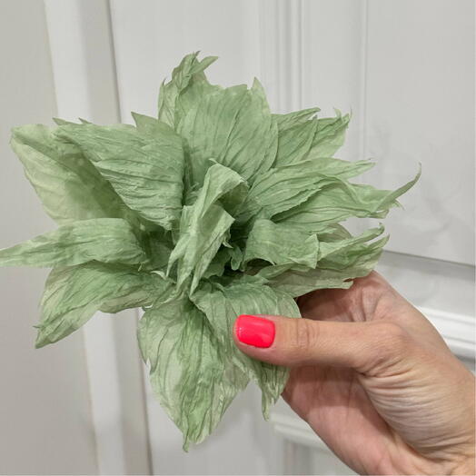 Брошь из текстиля «OSSIPETALUM - VERDE CHIARO M»