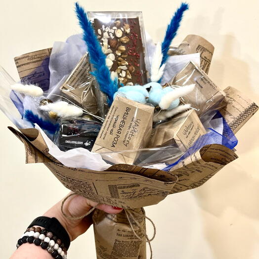 Букет из чая «Синяя лагуна»