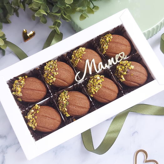 Печенье орешки с начинкой    💚Дубайский шоколад Подарок маме