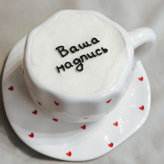 Торт в кружке на 8 марта ☕ торт + чайная пара Pinterest на день рождения девушке, подруге, маме, любимой