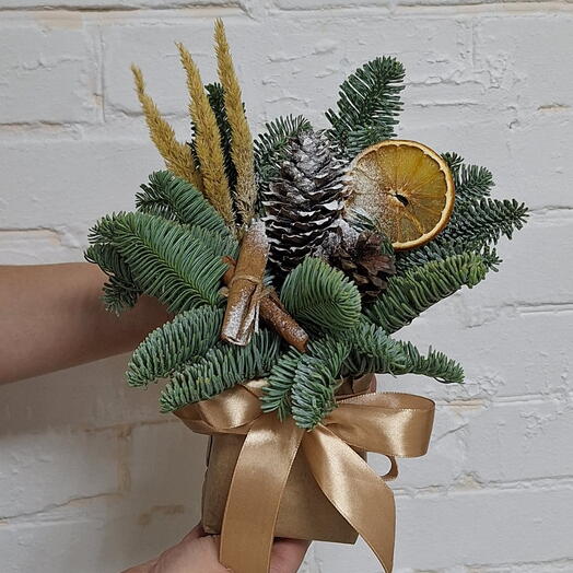 Новогодняя композиция "Маленькое счастье"