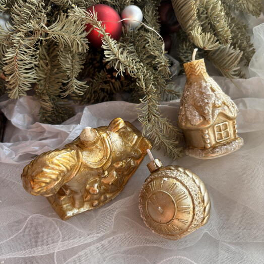 Свечи ароматические Советская елка Пусть пахнет Новый год из детства