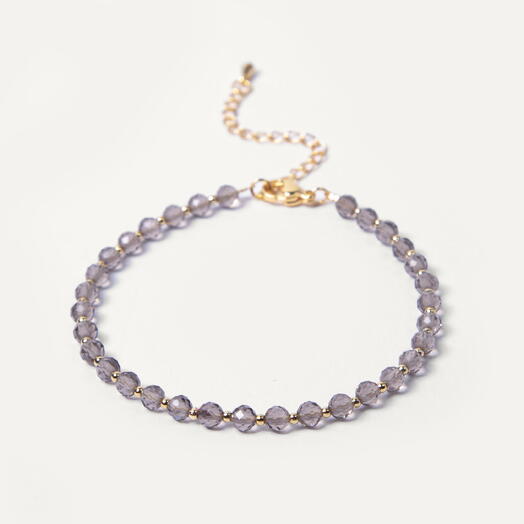 Браслет Ваниль Раухтопаз 14K 19 см (BRA1130)