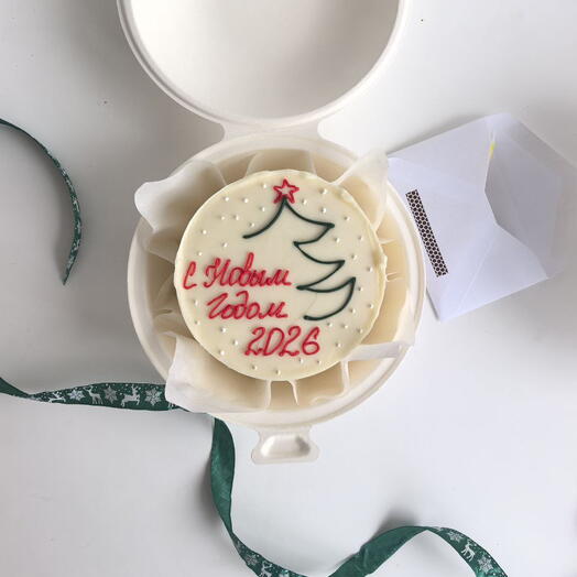 Новогодний бенто-торт