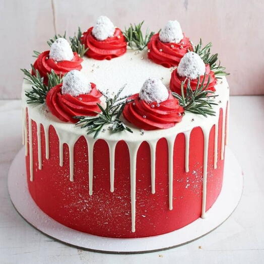 Торт новогодний