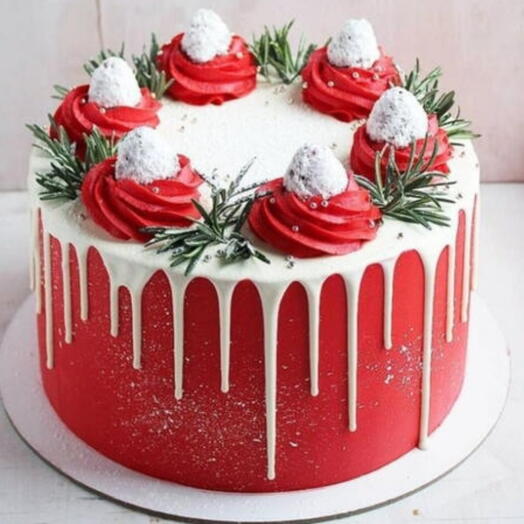 Торт новогодний