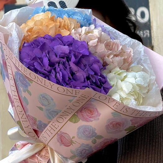 Монобукет из гортензии 💜