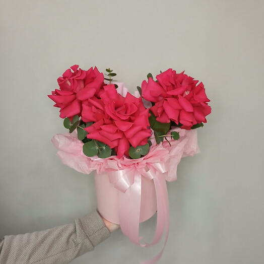 Композиция с французскими розами 💗