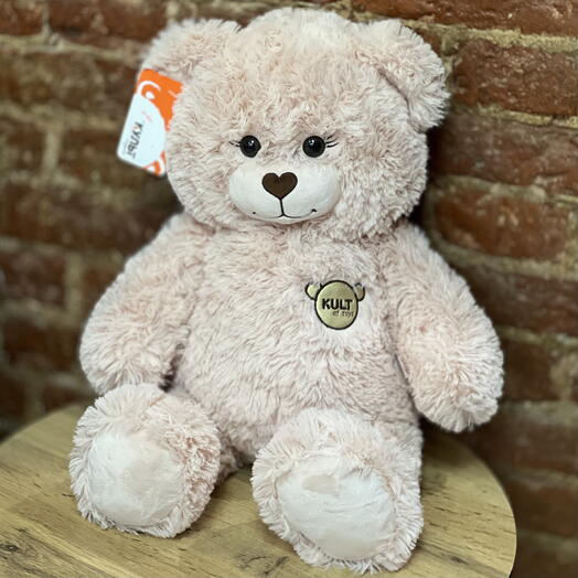Мягкая игрушка мишка в розовом цвете 🐻