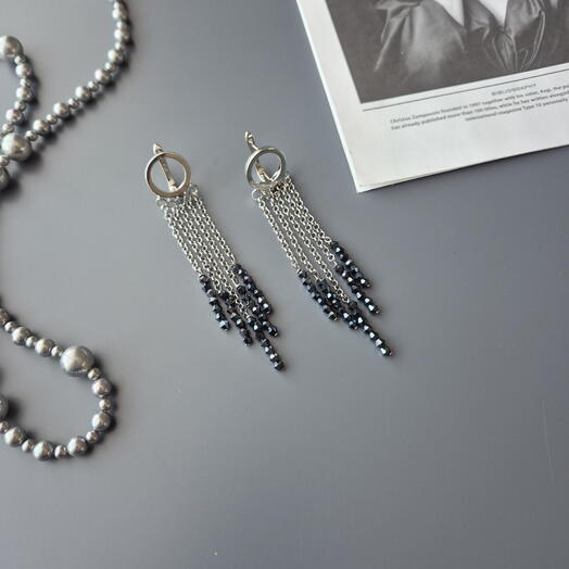 Серьги "Звездный волопад"