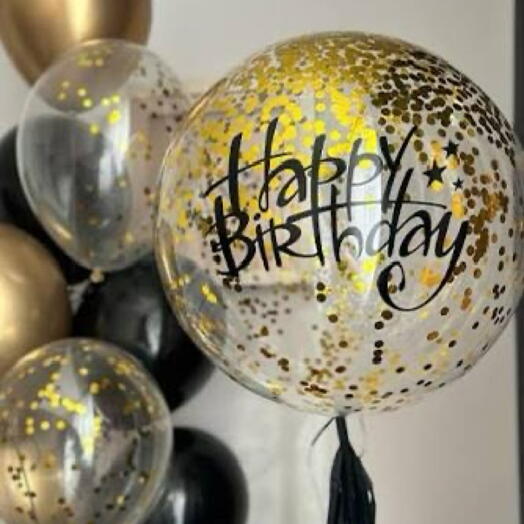 Шары «happy birthday»