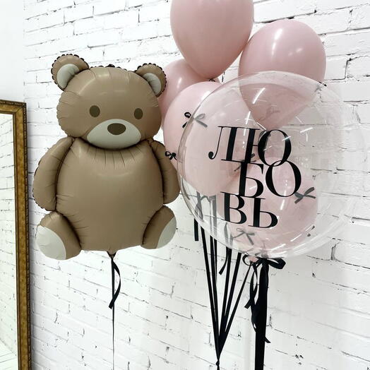 Шары с гелием "Любовь"