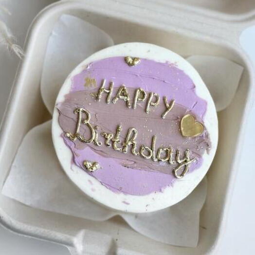 Бенто торт Happy Birthday девушке