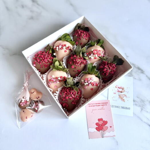 Клубника в шоколаде (9 шт)💝