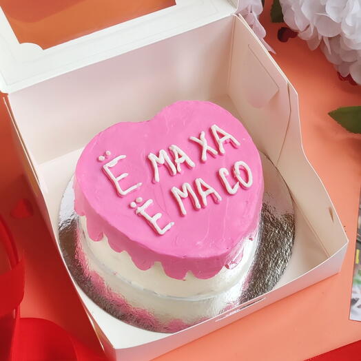 Бенто торт сердце для любимой